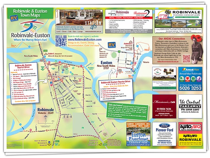 Robinvale Euston Town Map